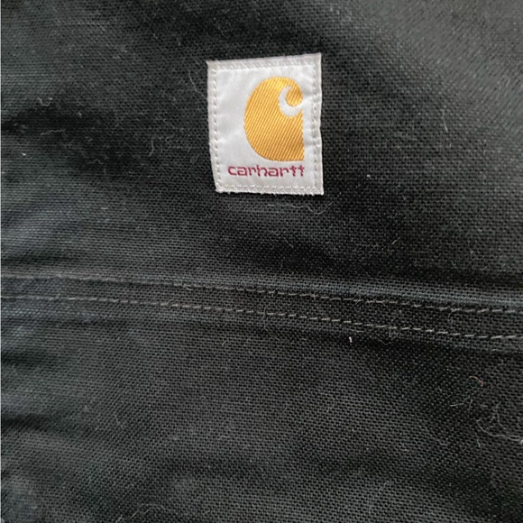 Carhartt Men's Rugged Flex Relaxed Fit Duck Double-Front Utility Work Pant Black - Picture 9 of 10